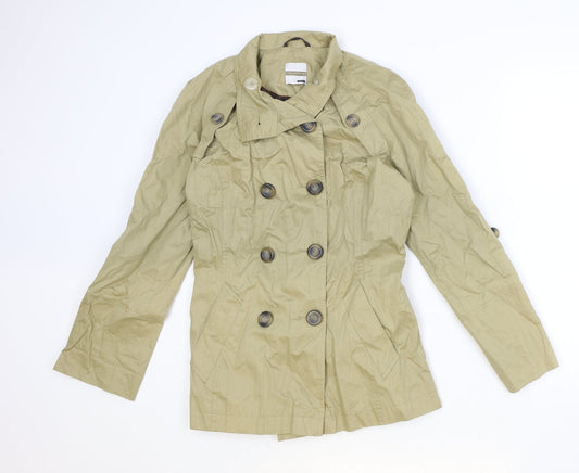 George Womens Brown Jacket Size 8 Button