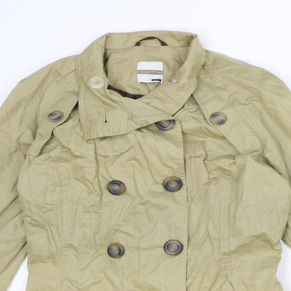 George Womens Brown Jacket Size 8 Button