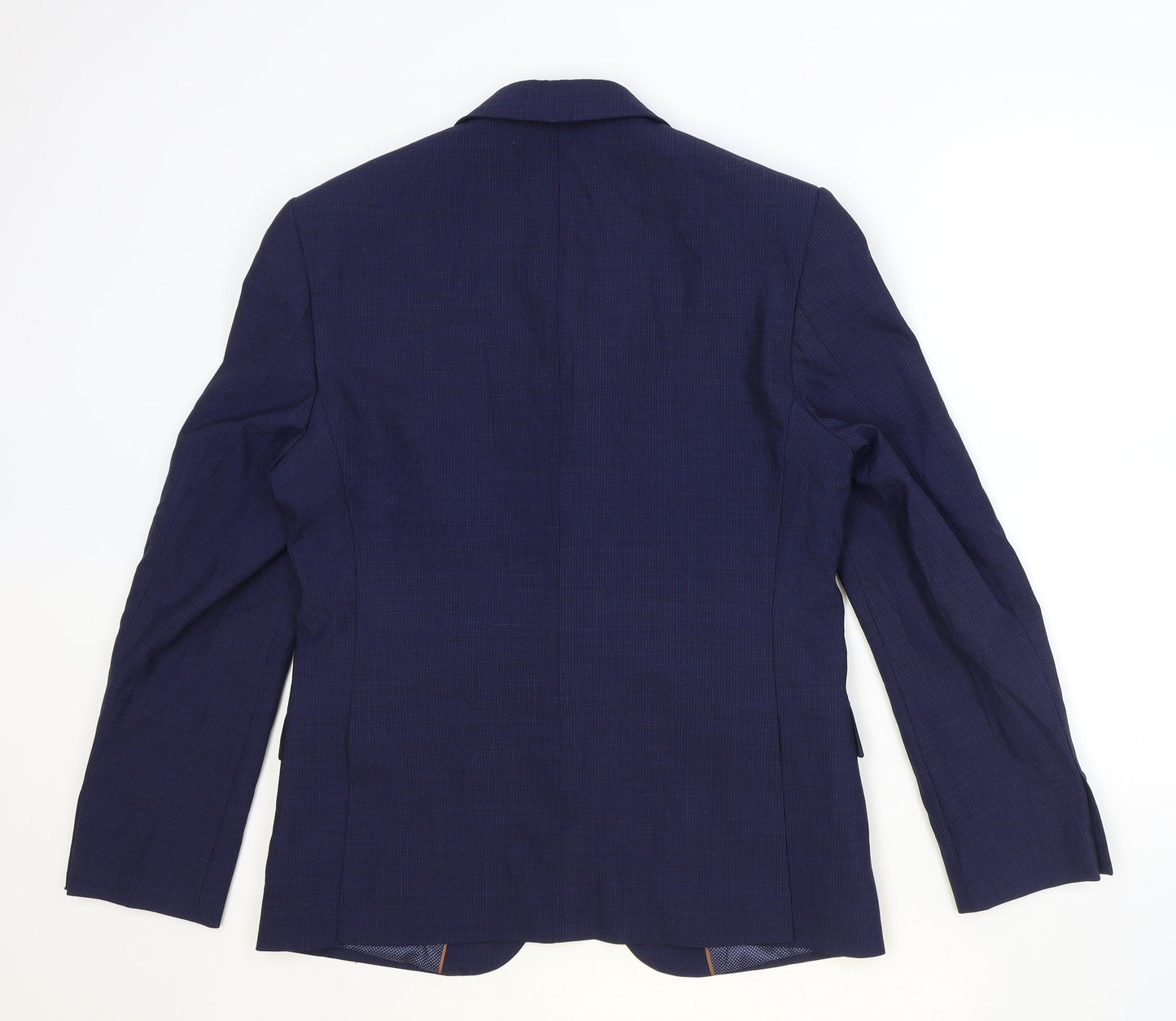 Mens UK Size 40 Marks and Spencer Regular Blue Suit Jacket