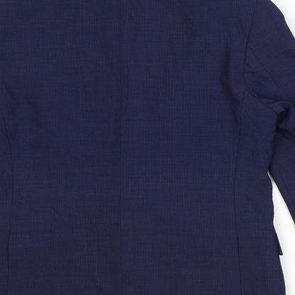 Mens UK Size 40 Marks and Spencer Regular Blue Suit Jacket