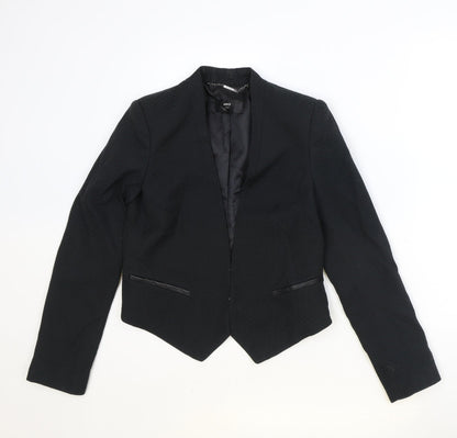 Womens UK Size XS MNG Regular Black Blazer