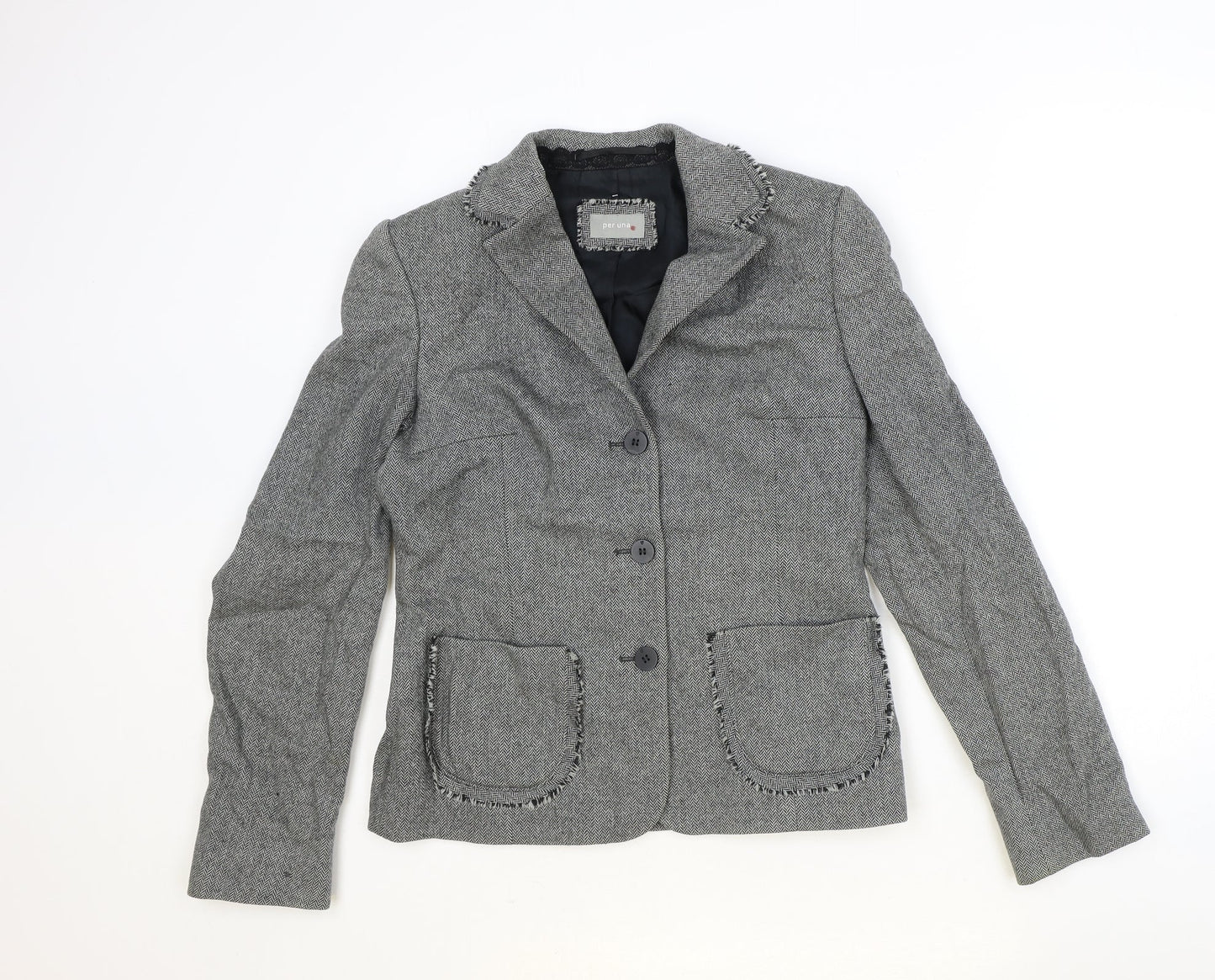 Marks and Spencer Womens Green Polyester Jacket Blazer Size 10