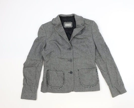 Marks and Spencer Womens Green Polyester Jacket Blazer Size 10