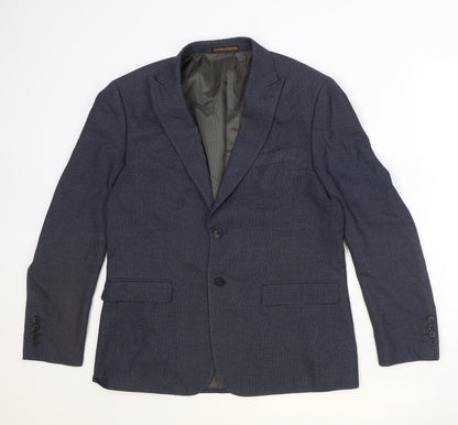 Mens UK Size 40 Skopes Regular Blue Suit Jacket