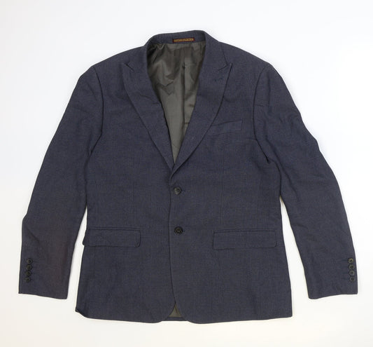 Mens UK Size 40 Skopes Regular Blue Suit Jacket