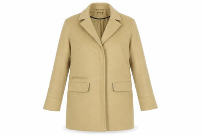 Womens UK Size 4 Topshop Brown Overcoat