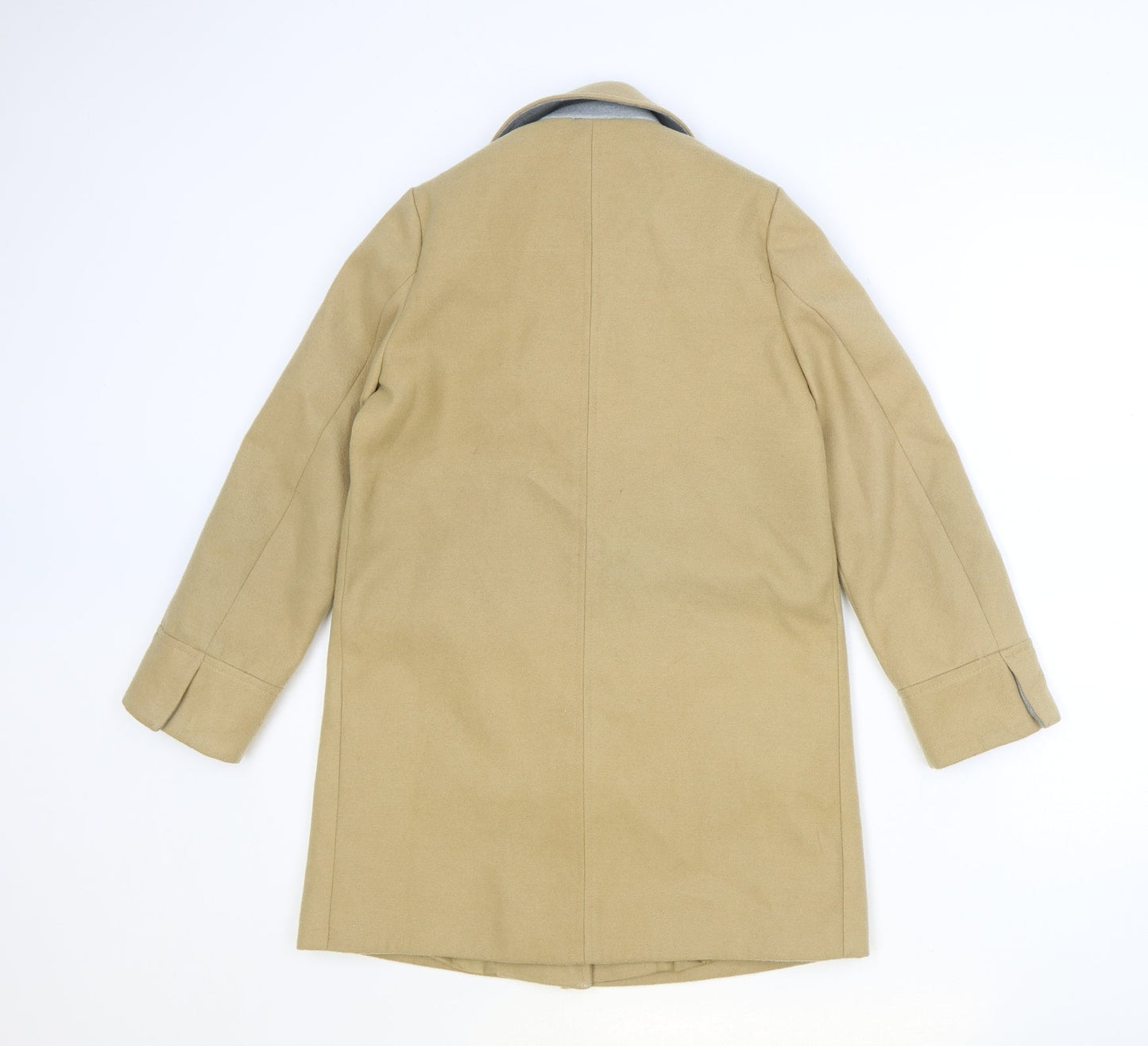 Womens UK Size 4 Topshop Brown Overcoat