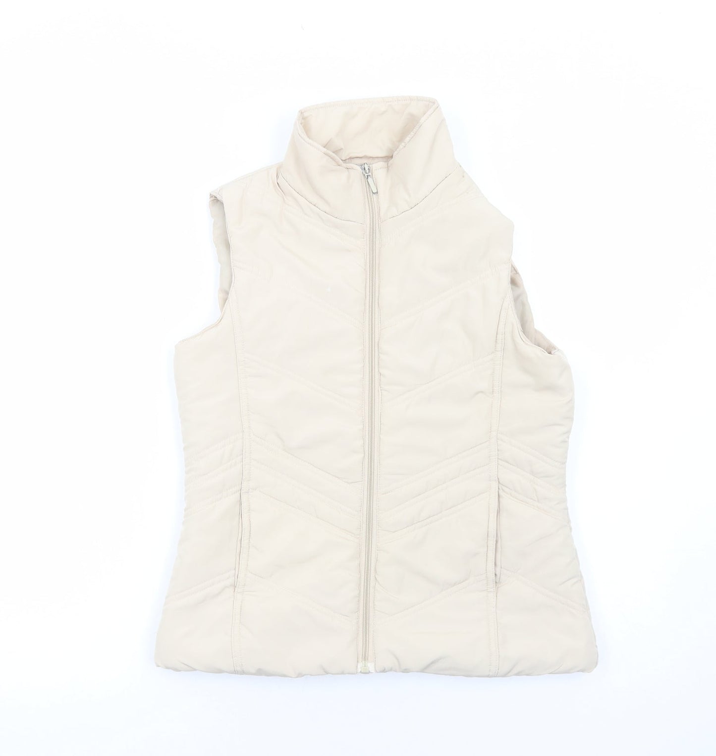 Womens UK Size S Mia Moda Ivory Gilet