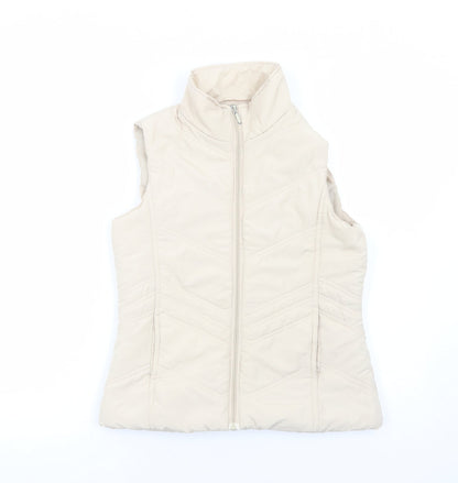 Womens UK Size S Mia Moda Ivory Gilet