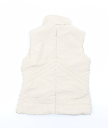 Womens UK Size S Mia Moda Ivory Gilet