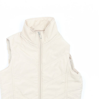 Womens UK Size S Mia Moda Ivory Gilet