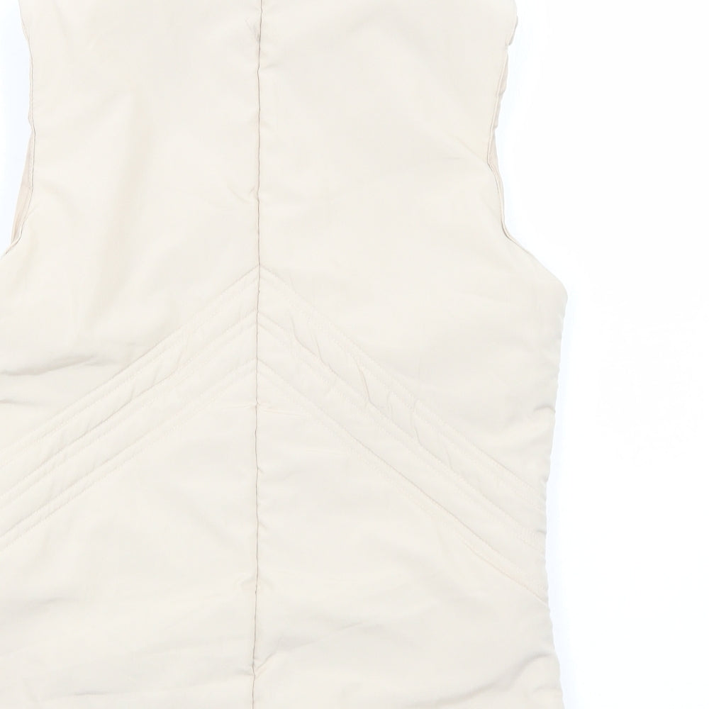 Womens UK Size S Mia Moda Ivory Gilet