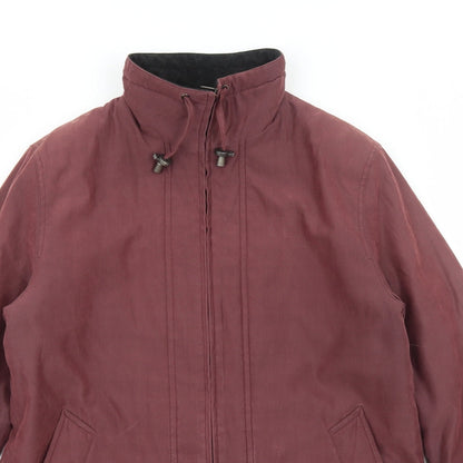 George Womens Red Jacket Size 12 Zip