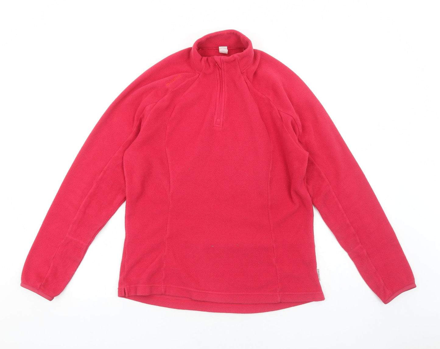 Quechua Womens Pink Polyester Pullover Sweatshirt Size L Pullover