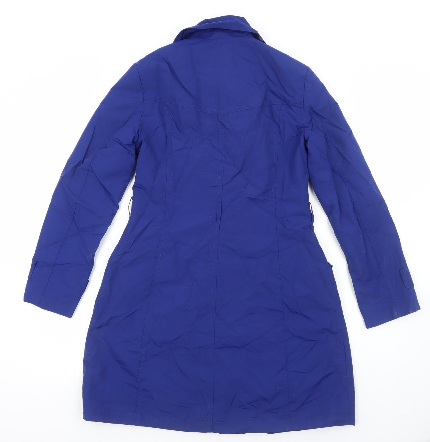Womens UK Size 8 Marks and Spencer Blue Trench Coat