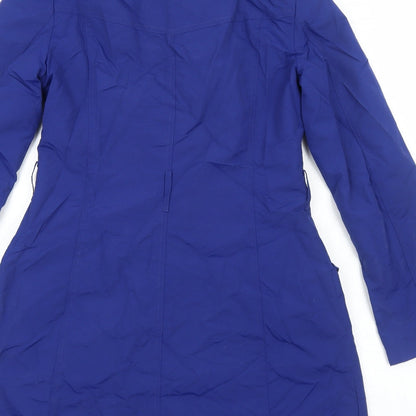 Womens UK Size 8 Marks and Spencer Blue Trench Coat