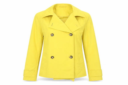 Marks & Spencer Womens Yellow Jacket Size 6 Button