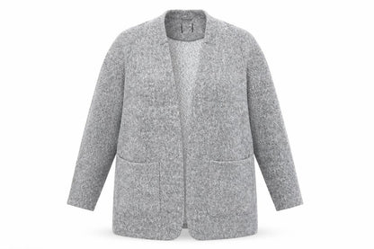 Marks & Spencer Womens Grey Overcoat Blazer Size L