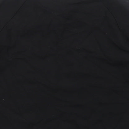 Womens UK Size 6 Seraphine Black Basic T-Shirt