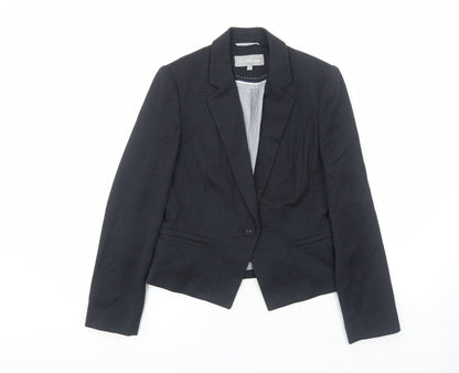 Marks and Spencer Womens Blue Polyester Jacket Blazer Size 10