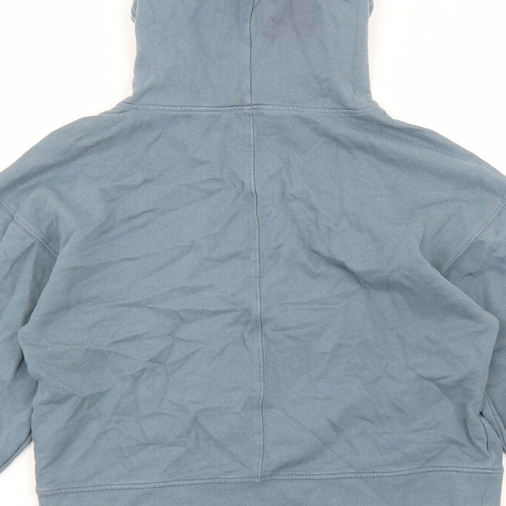 George Womens Blue Cotton Pullover Hoodie Size S Pullover