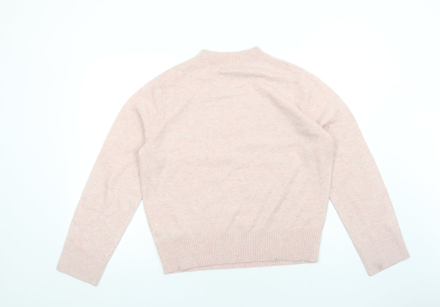 Womens UK Size M Marks and Spencer Pink Pullover Jumper