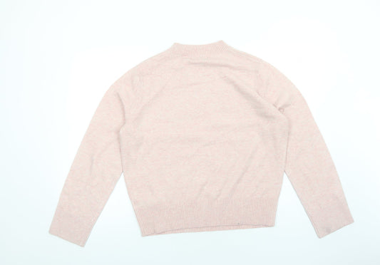 Womens UK Size M Marks and Spencer Pink Pullover Jumper