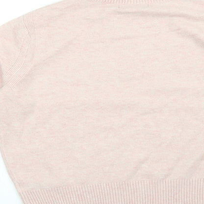 Womens UK Size M Marks and Spencer Pink Pullover Jumper