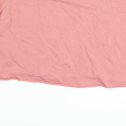 H&M Womens Pink Cotton Pullover Sweatshirt Size S Pullover - Girl Clique