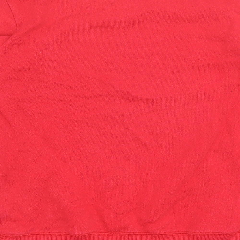 BSX Girls Red 100% Cotton Pullover Sweatshirt Size M Pullover - Music