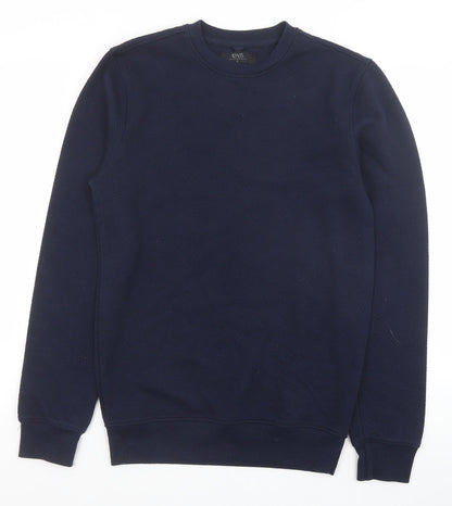 Mens UK Size S Matalan Blue Pullover Sweatshirt