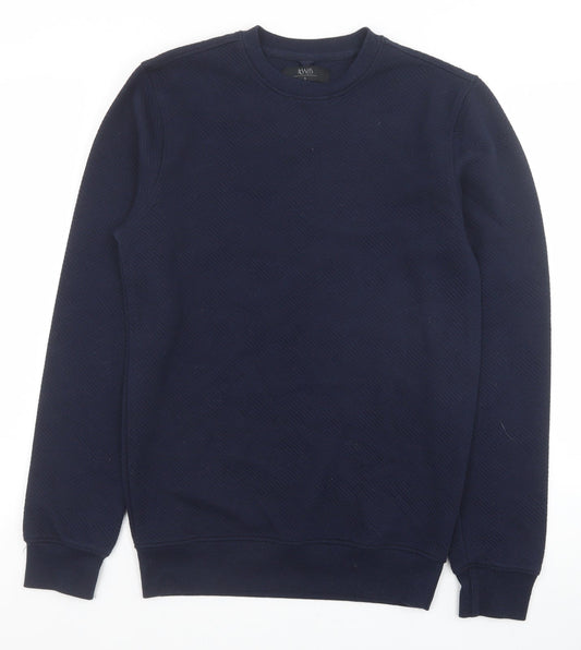 Mens UK Size S Matalan Blue Pullover Sweatshirt