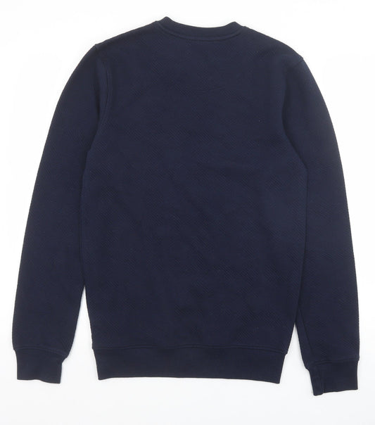 Mens UK Size S Matalan Blue Pullover Sweatshirt