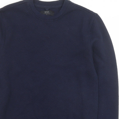 Mens UK Size S Matalan Blue Pullover Sweatshirt