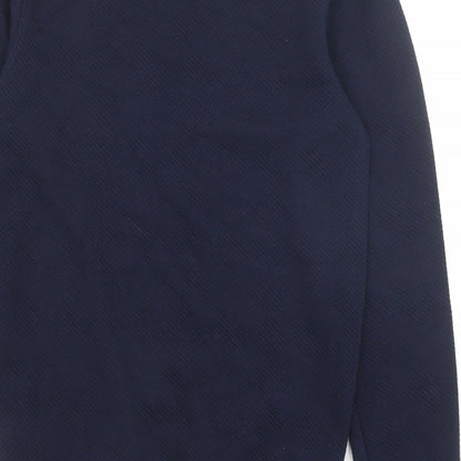 Mens UK Size S Matalan Blue Pullover Sweatshirt
