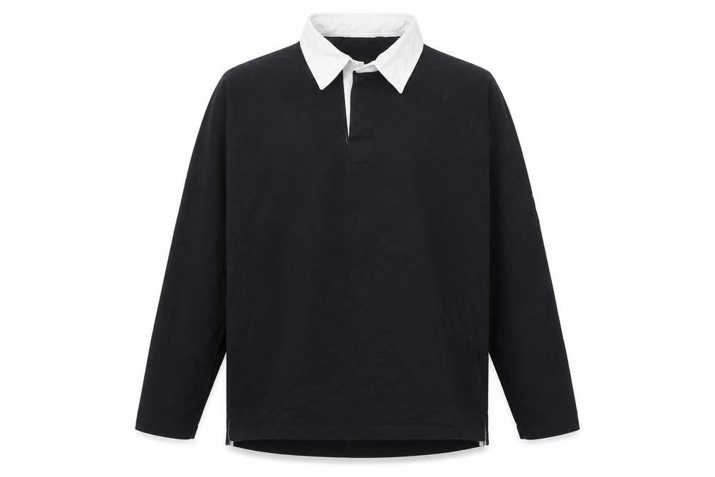 Mens UK Size 2XL Kariban Black  Button-Up Long Sleeve Casual Shirt