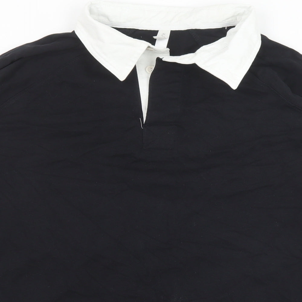 Mens UK Size 2XL Kariban Black  Button-Up Long Sleeve Casual Shirt