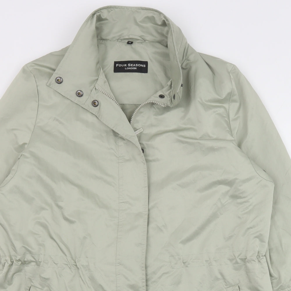 Four Seasons Womens Green Jacket Size M Zip