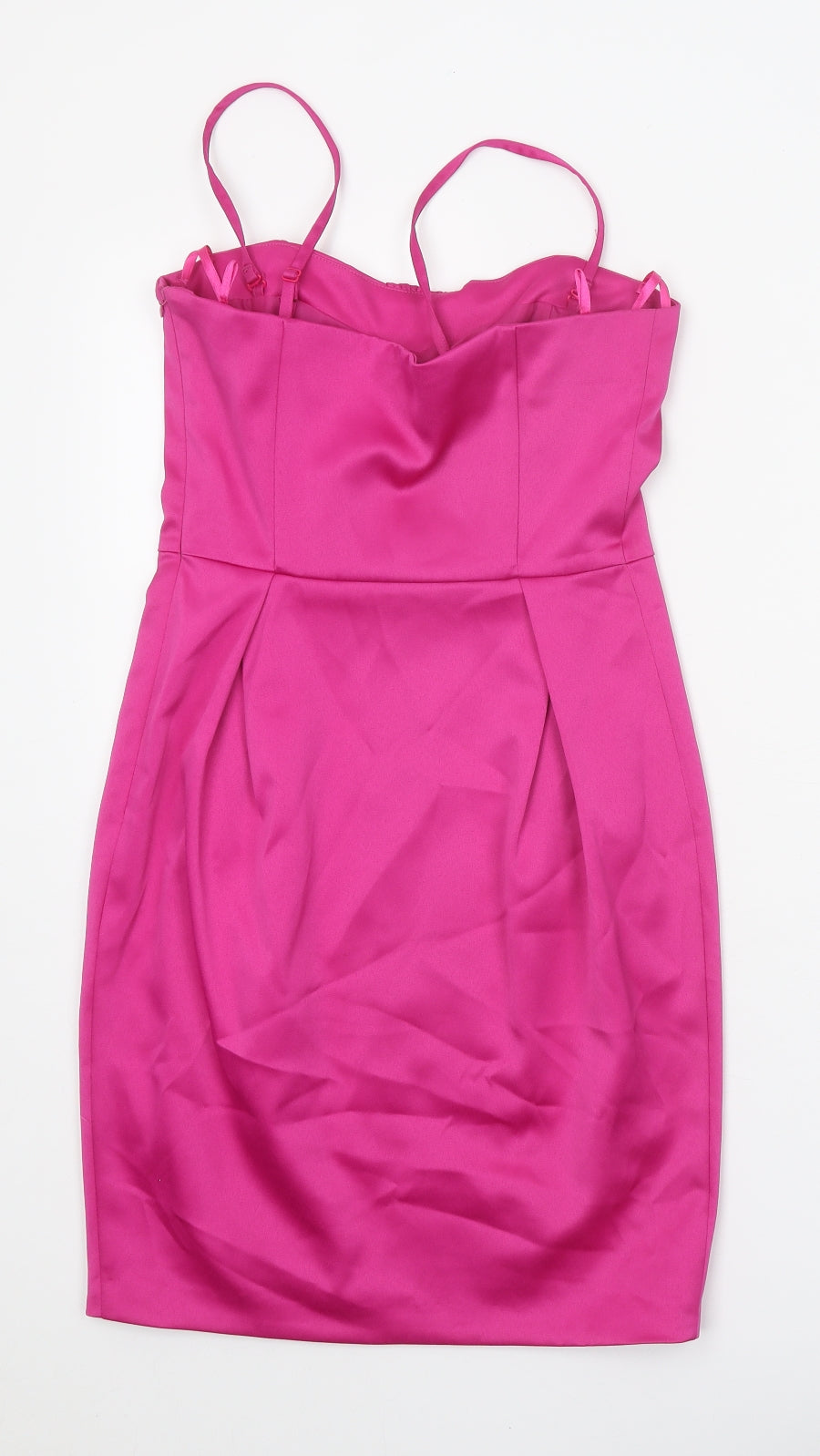 F&F Womens Pink Polyester Ball Gown Size 8 Sweetheart Pullover