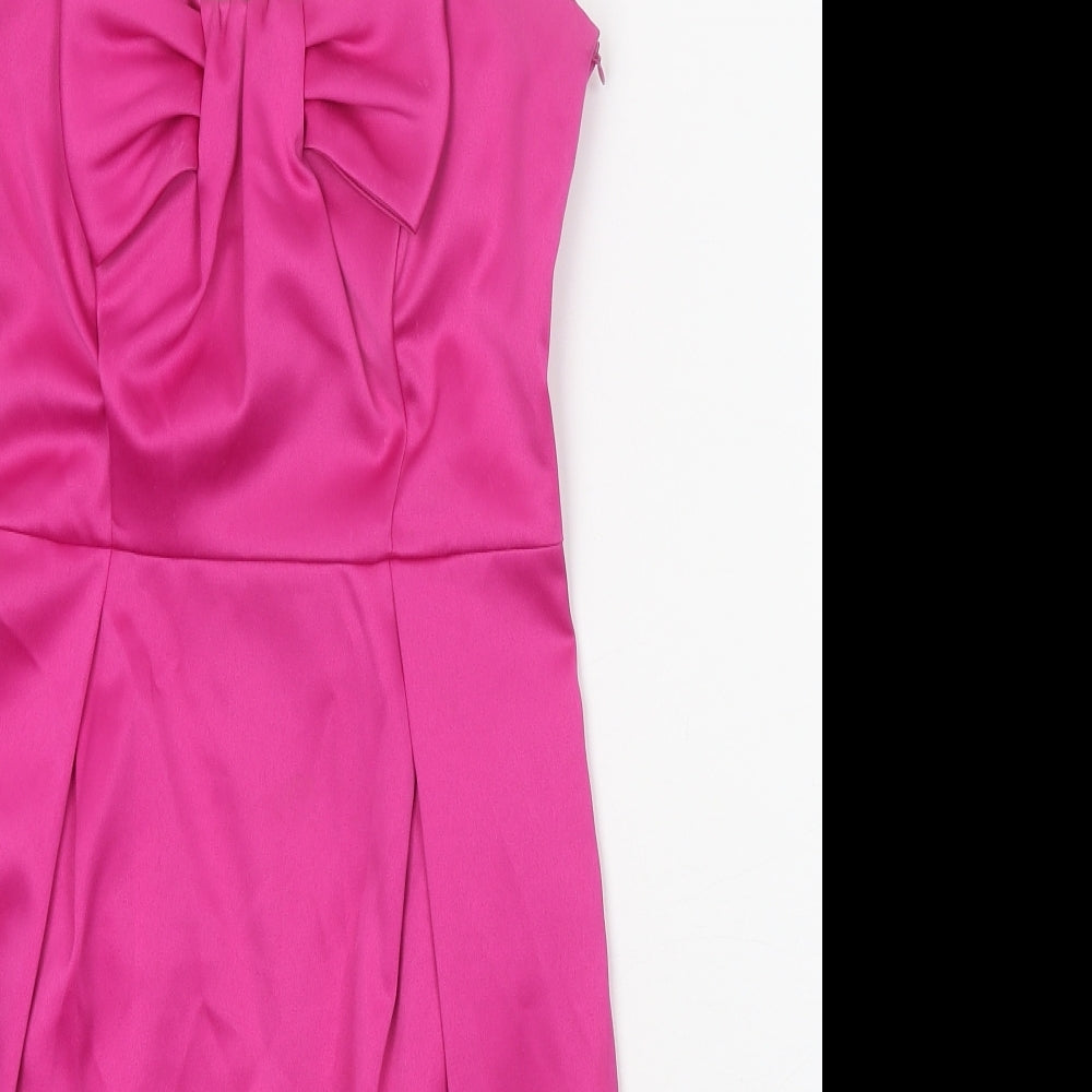 F&F Womens Pink Polyester Ball Gown Size 8 Sweetheart Pullover