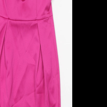 F&F Womens Pink Polyester Ball Gown Size 8 Sweetheart Pullover