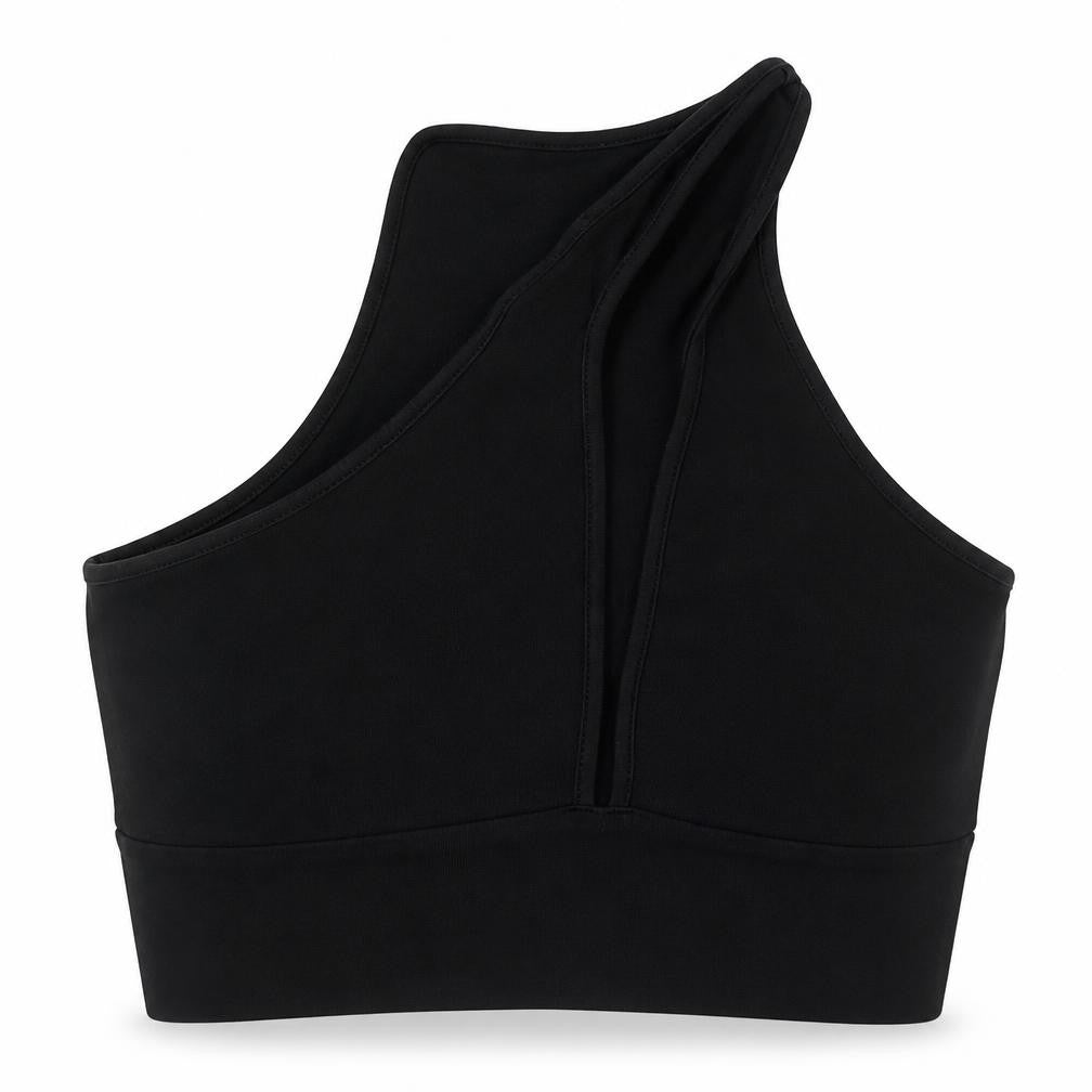 Womens UK Size 10 ASOS Black Cropped Tank