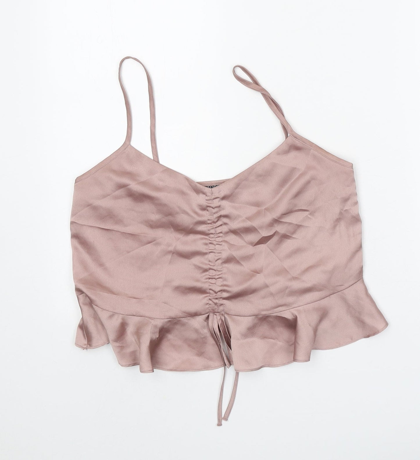 Womens UK Size 8 Topshop Pink Camisole Tank