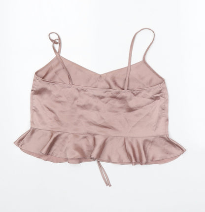 Womens UK Size 8 Topshop Pink Camisole Tank