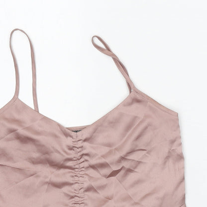 Womens UK Size 8 Topshop Pink Camisole Tank