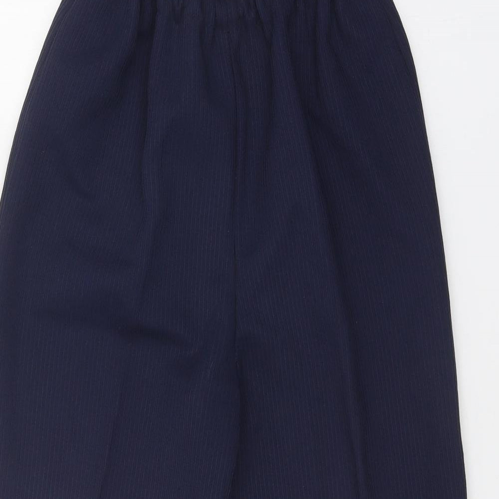 Womens UK Size 14 Preworn Regular Fit  Blue Trousers