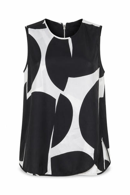 Womens UK Size 8 Topshop Black Basic Tank