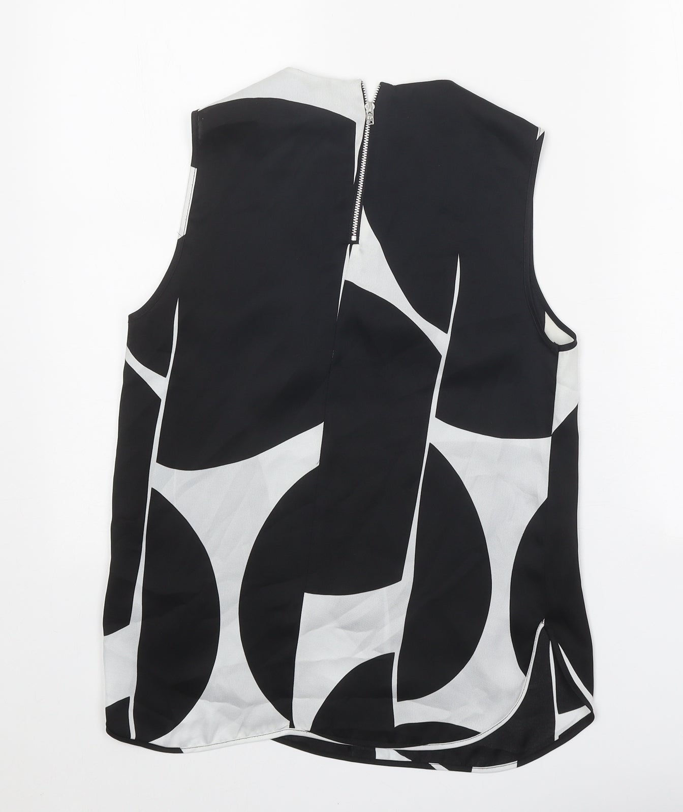 Womens UK Size 8 Topshop Black Basic Tank