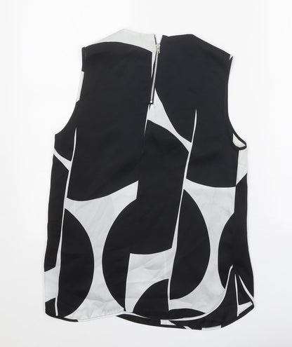 Womens UK Size 8 Topshop Black Basic Tank