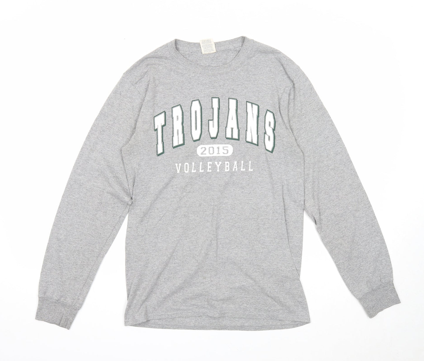 Mens UK Size S JERZEES Grey Pullover Sweatshirt